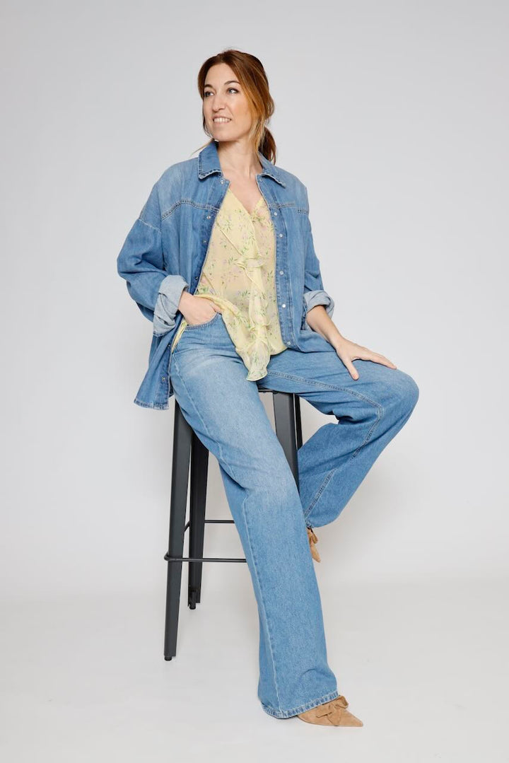 CHAQUETA BY10226-BLU DENIM