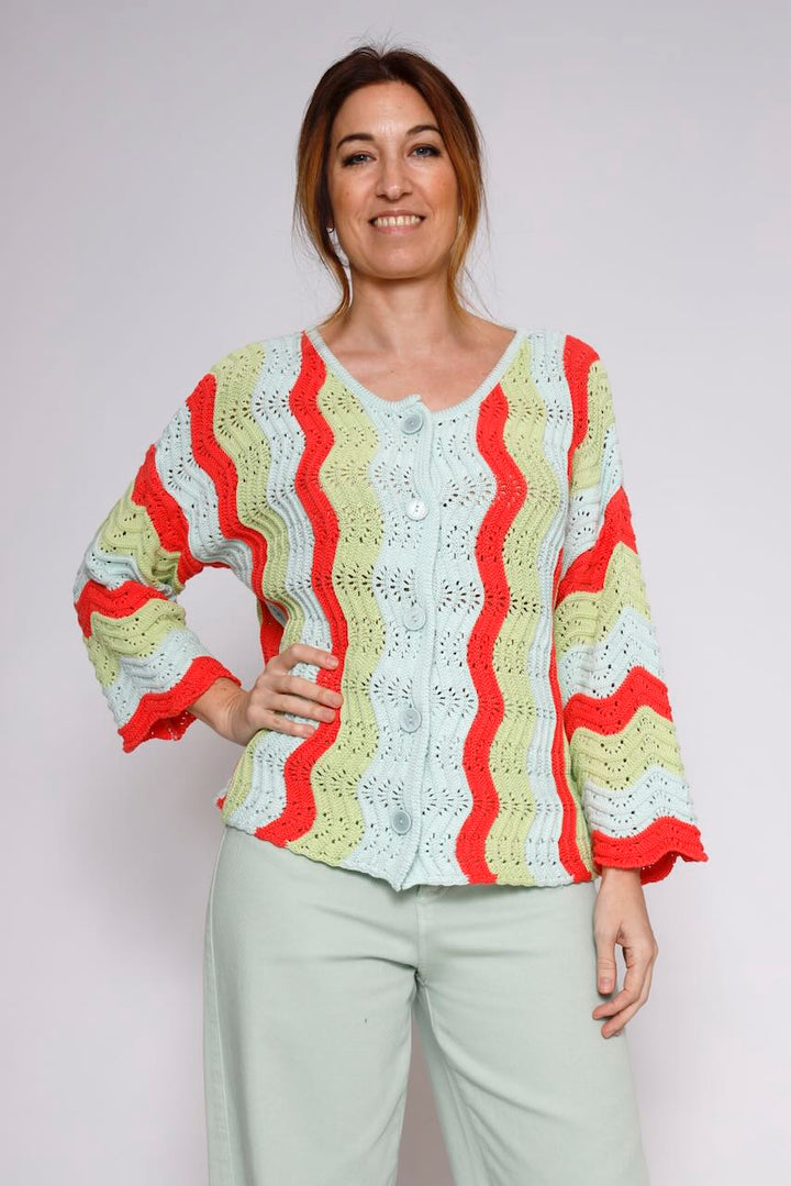 CHAQUETA BY10026-MULTICOLOR