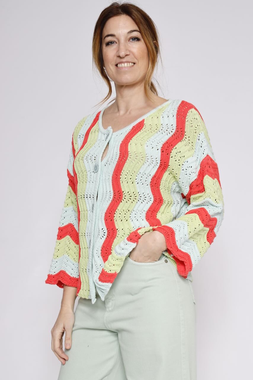 CHAQUETA BY10026-MULTICOLOR