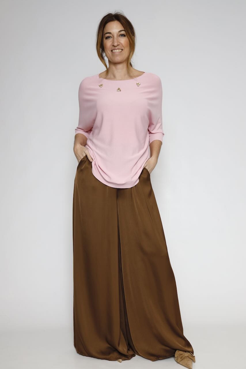 PANTALON BY10269-MARRON