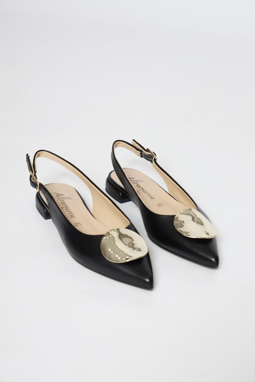 ZAPATO DESTALONADO 12250-NEGRO