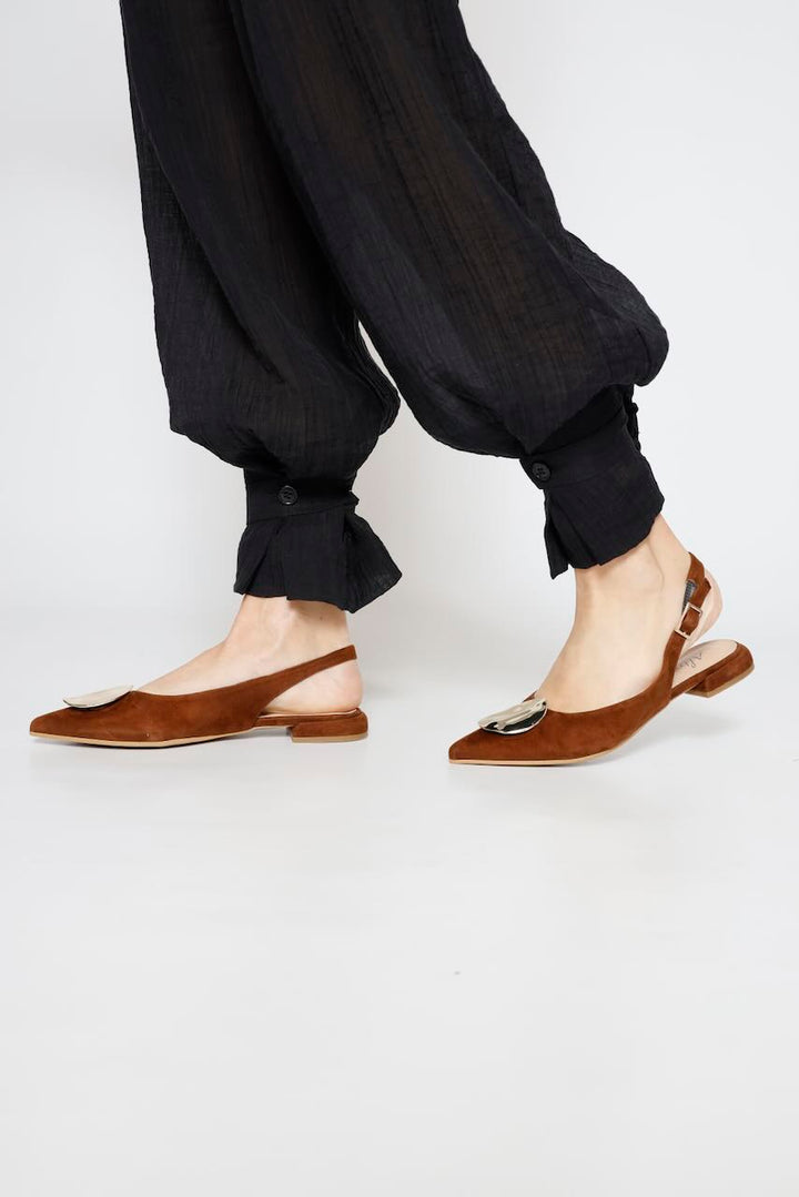 ZAPATO DESTALONADO 12250-CHOCOLATE