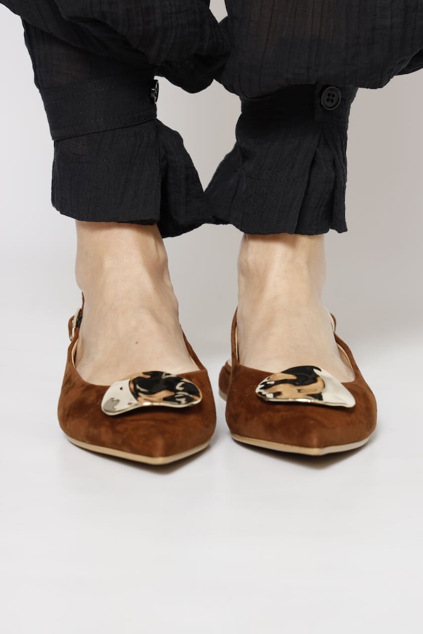 ZAPATO DESTALONADO 12250-CHOCOLATE