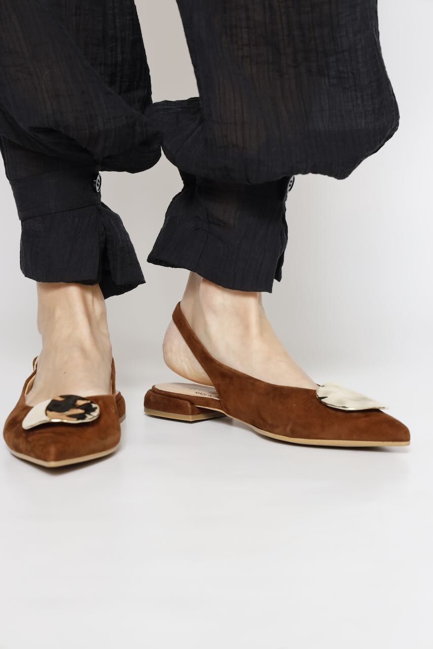 ZAPATO DESTALONADO 12250-CHOCOLATE