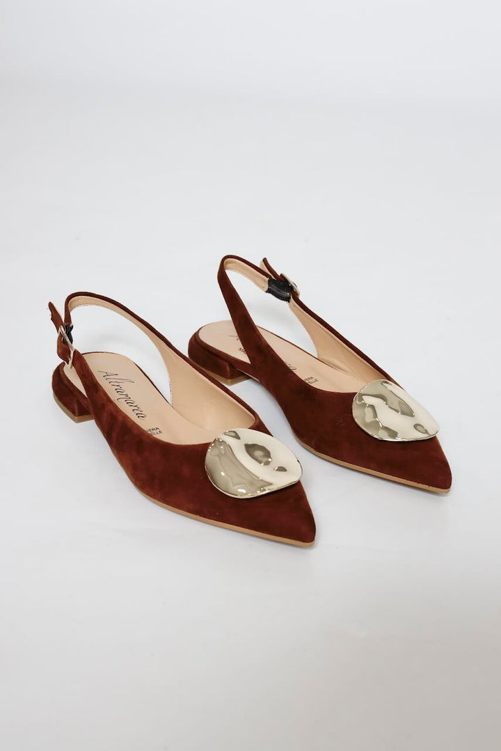 ZAPATO DESTALONADO 12250-CHOCOLATE