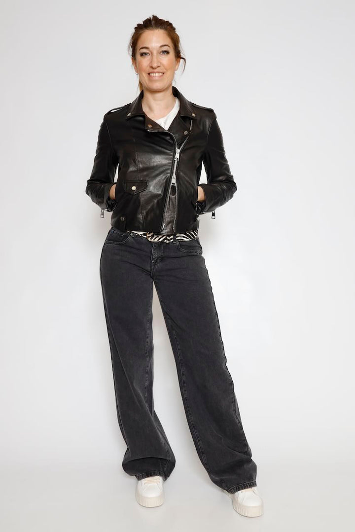 CAZADORA CREMALLERAS V3025730-NEGRO