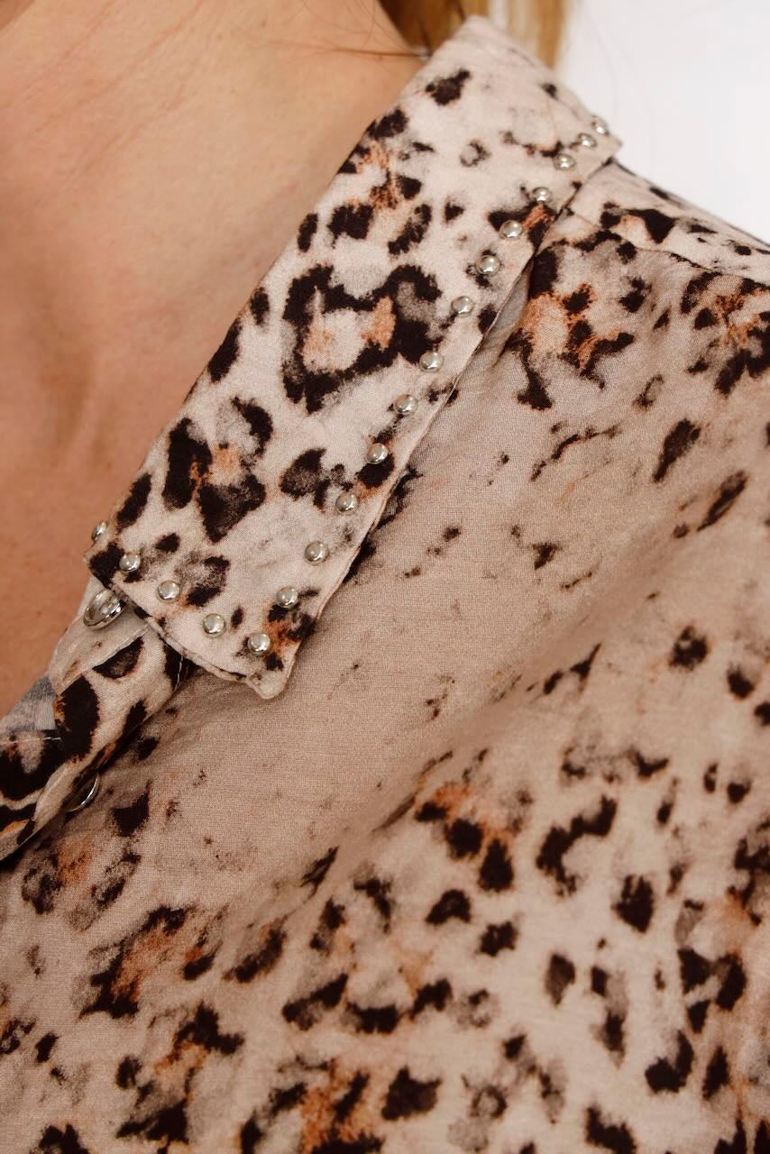 CAMISA CHICKYA LEO-ANIMAL PRINT
