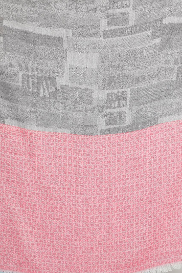 PAÑUELO SS592-GRIS/ROSA