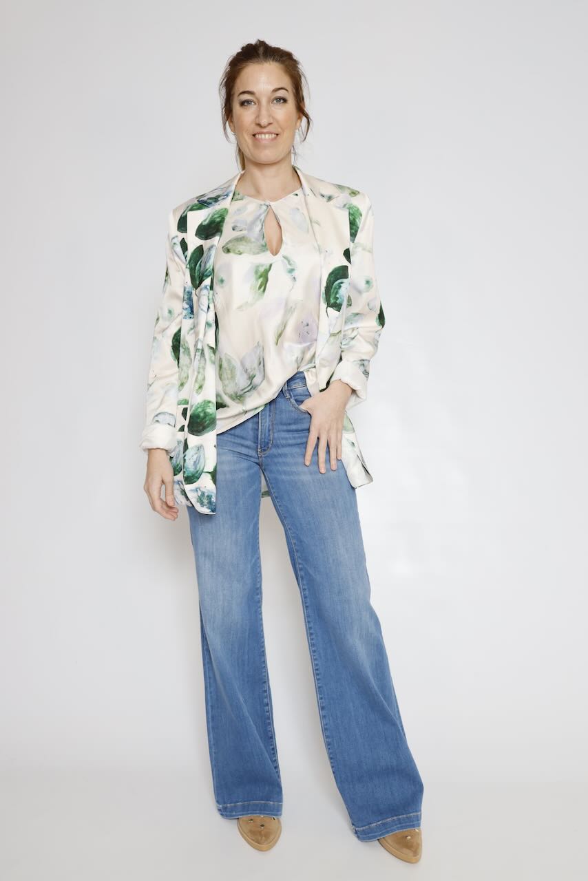 CHAQUETA BY10276-VERDE/BLANCO