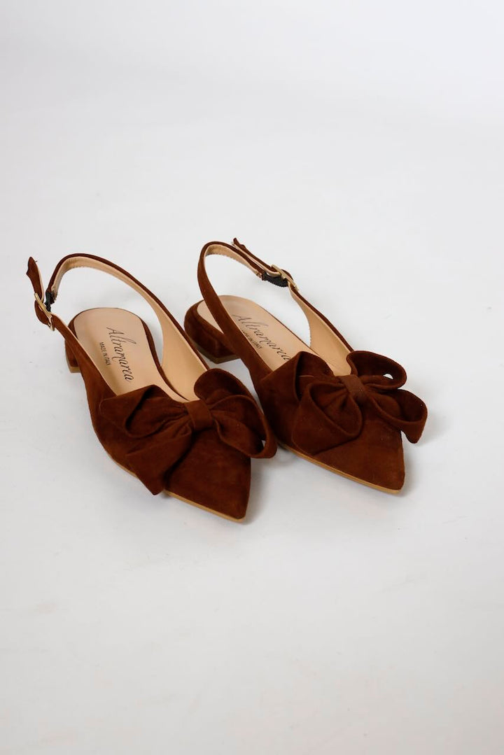 ZAPATO DESTALONADO 12223-CHOCOLATE