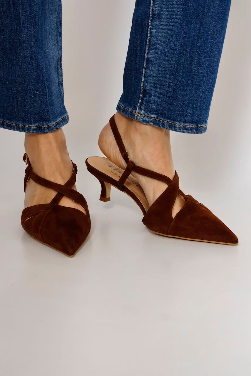 ZAPATO DESTALONADO 18840-CHOCOLATE