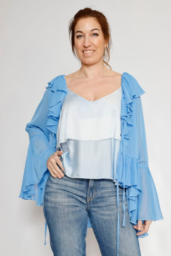 BLUSA 63-2183-AZZURRO