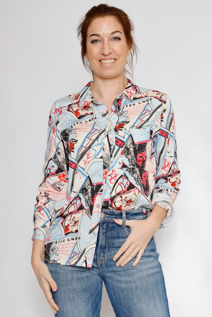 CAMISA CALI TOKYO STREET-MULTICOLOR