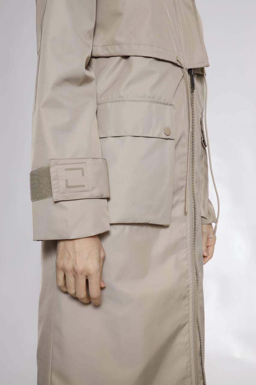 GABARDINA ZJ410-BEIGE