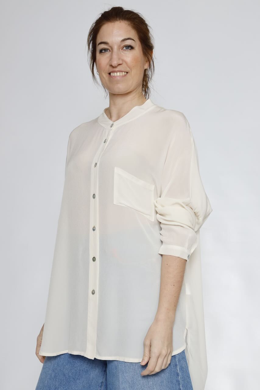 CAMISA OVER P26AN105-LATTE