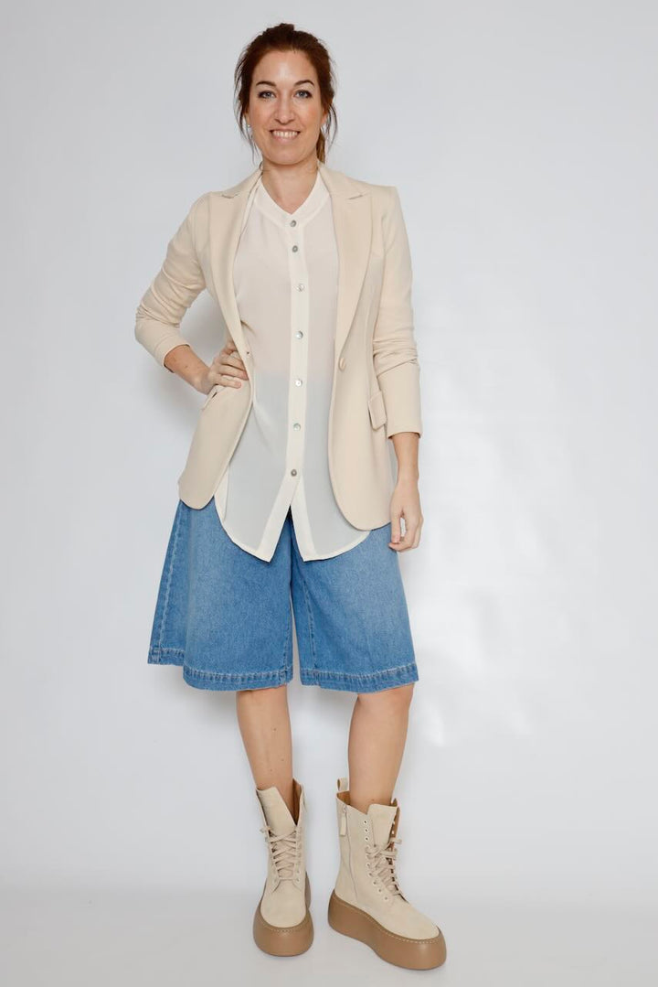 AMERICANA LARGA PUNTO ROMA JAD0LHZ-BEIGE