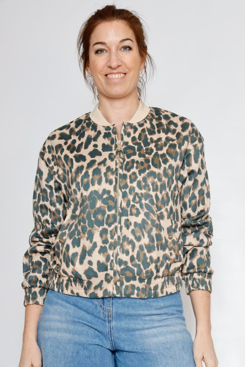 BOMBER ARFI.7002621-ANIMAL PRINT