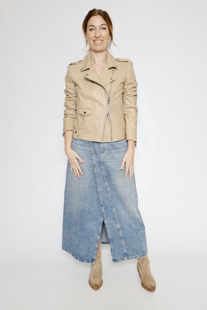 CAZADORA   V3025730-TAUPE