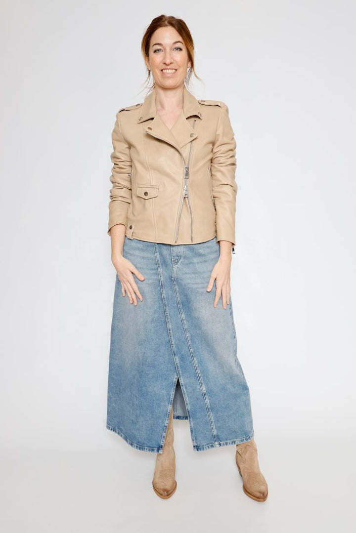 CAZADORA   V3025730-TAUPE