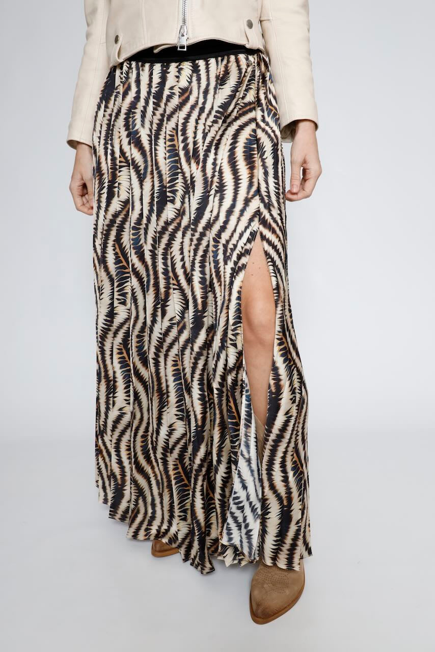 FALDA JENDALE FIRE-NEGRO/BEIGE