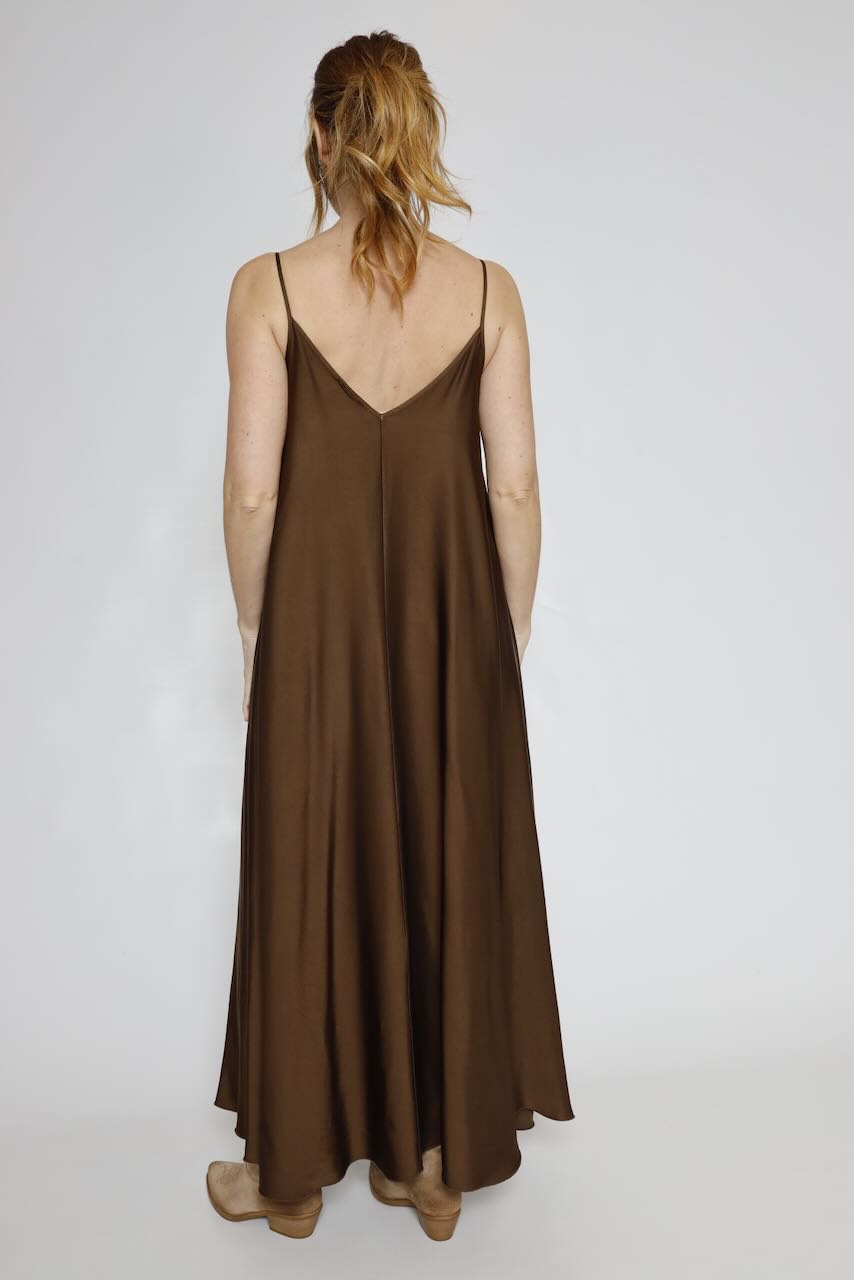 VESTIDO RP9AR21-MARRON