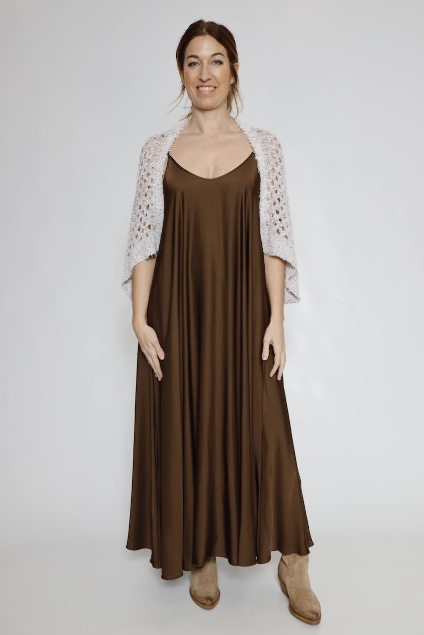 CHAQUETA-CAPA BY10036-TAUPE