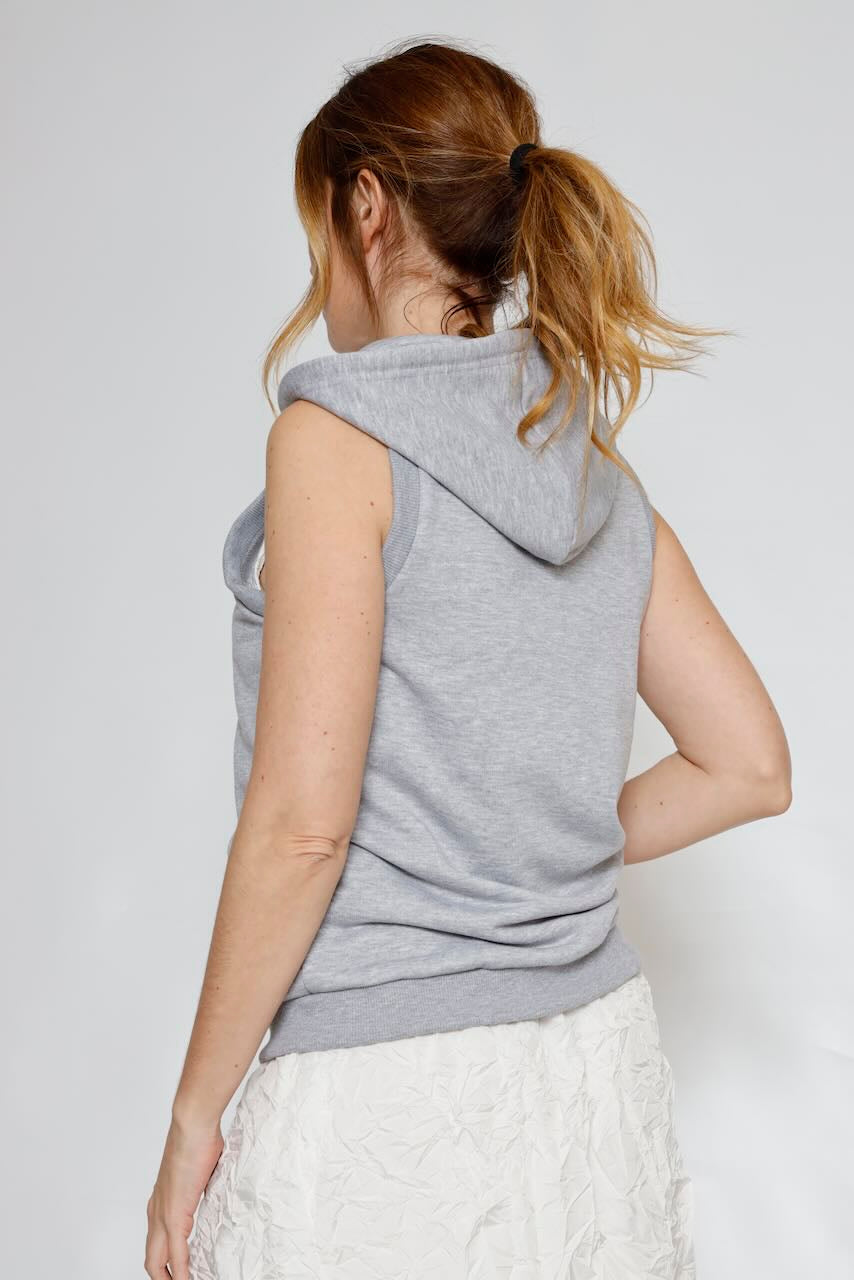 SUDADERA-CHALECO L855P26M3-GRIS