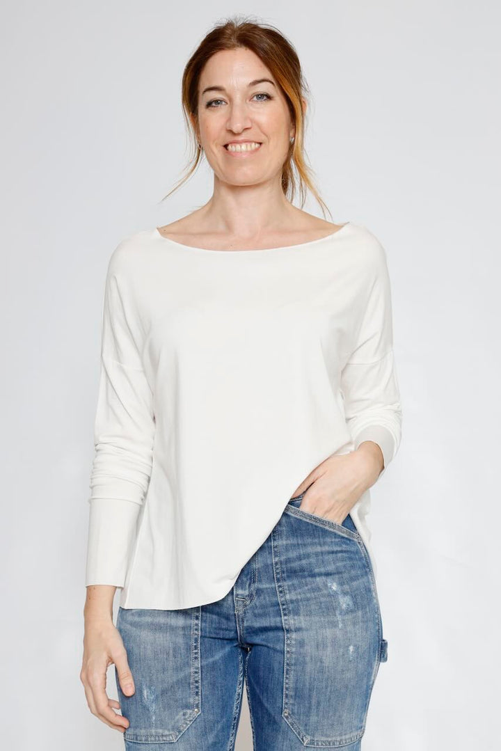 CAMISETA OVER  P26BU408-LATTE