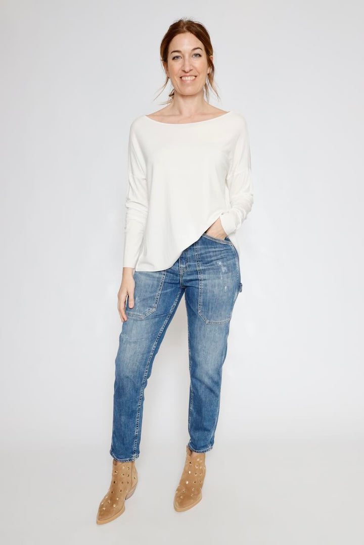 CAMISETA OVER  P26BU408-LATTE