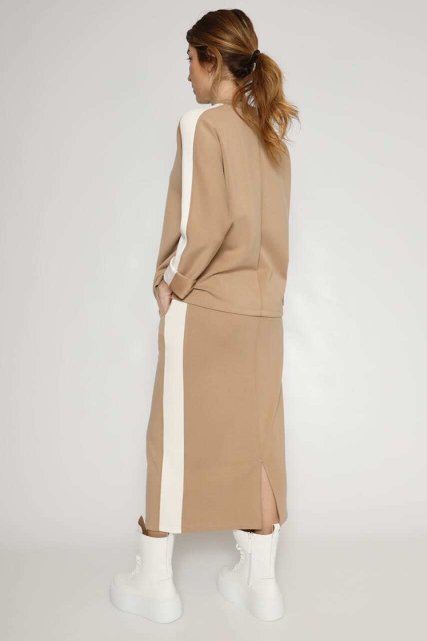 SUDADERA VAYA.7002621-CAMEL