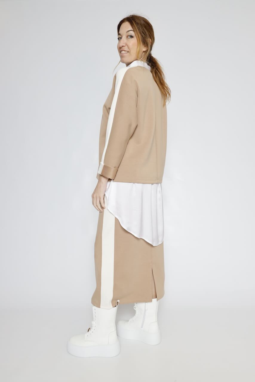 SUDADERA VAYA.7002621-CAMEL