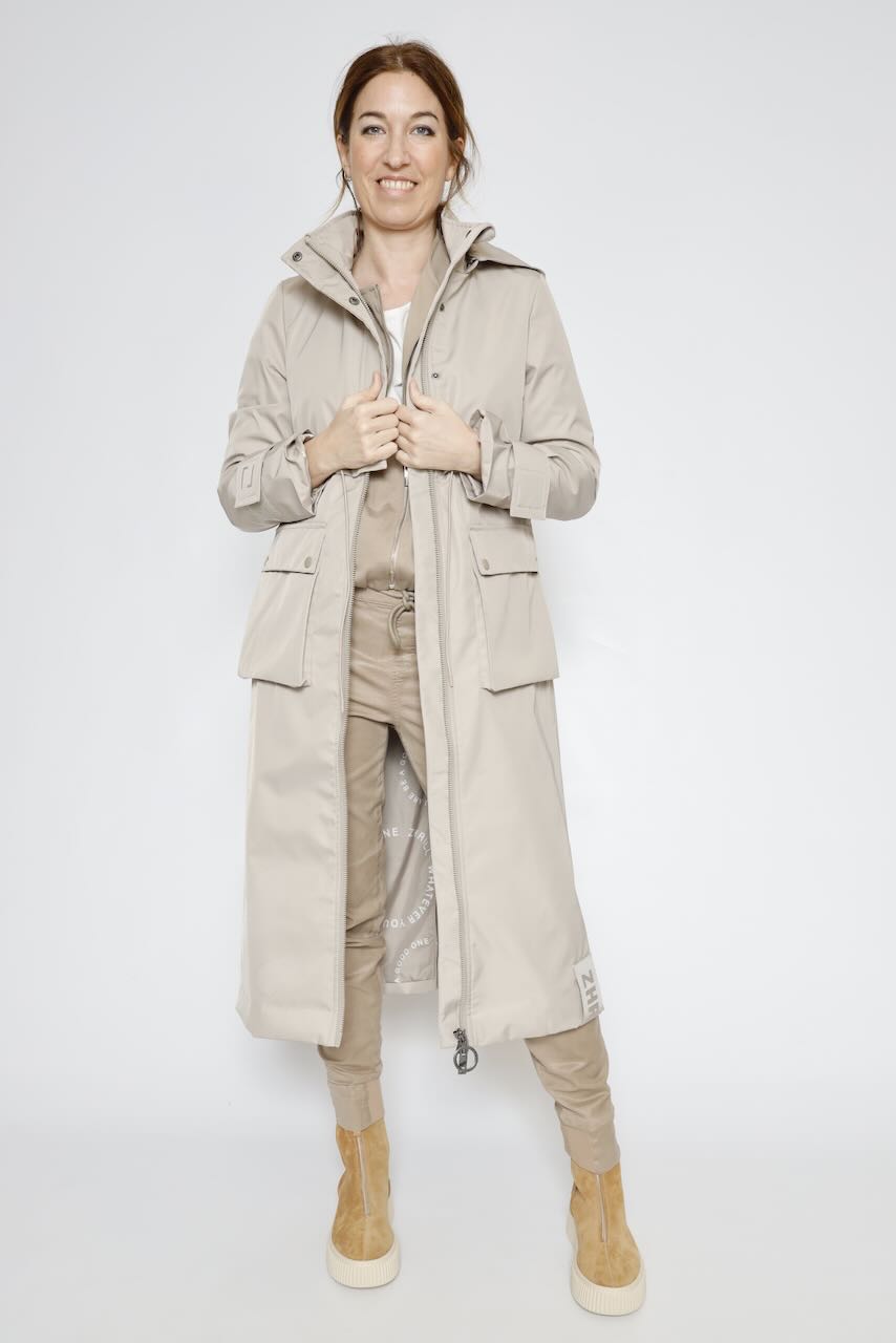GABARDINA ZJ410-BEIGE