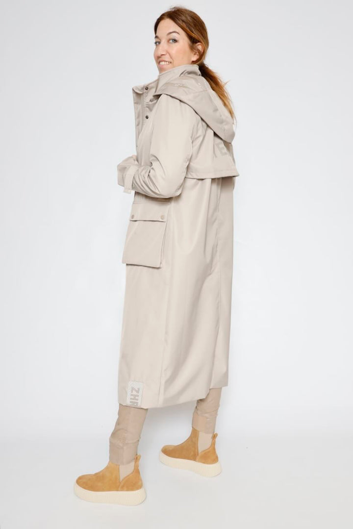 GABARDINA ZJ410-BEIGE