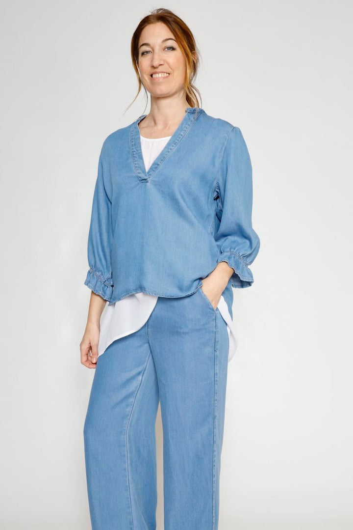 BLUSA KAMAR.7002621-BLU DENIM