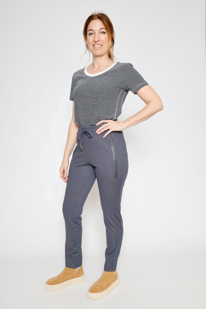 CAMISETA ZT402-BLANCO/MARINO