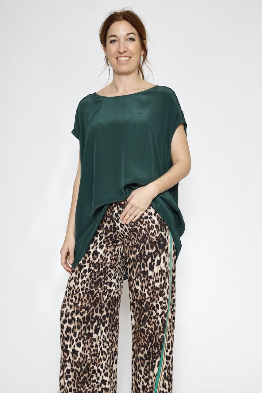 BLUSA/LARGONA P25AN127-VERDE