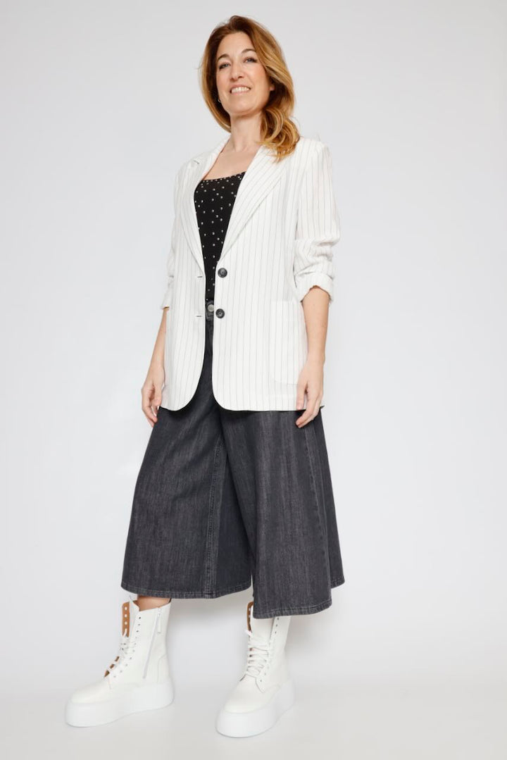 TOP ELJY PLAIN-NEGRO