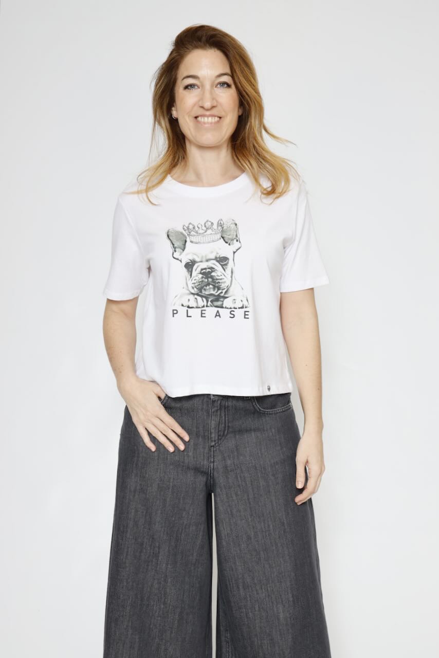 CAMISETA T7663P4C15-BLANCO