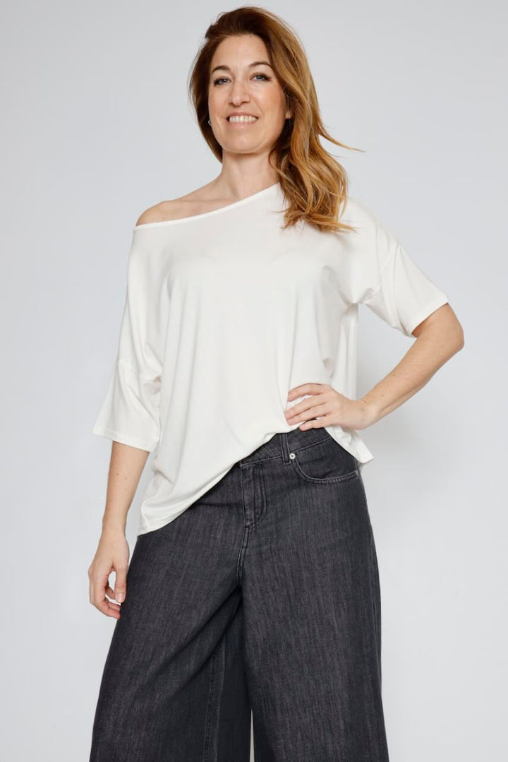 CAMISETA OVER B0979-LATTE