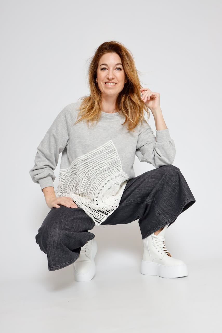 SUDADERA P26DL413-GRIS