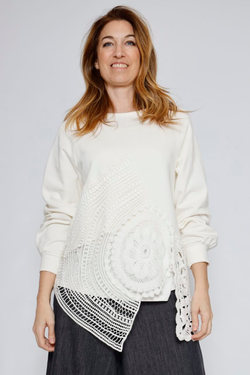 SUDADERA P26DL413-LATTE