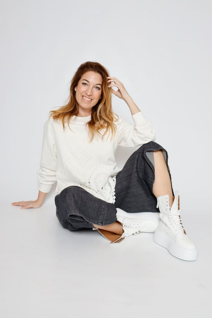 SUDADERA P26DL413-LATTE