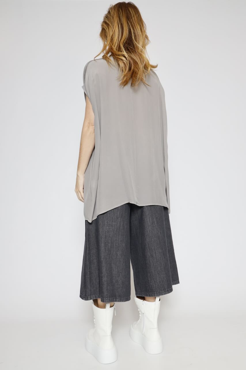 BLUSA/LARGONA P25AN127-GRIS