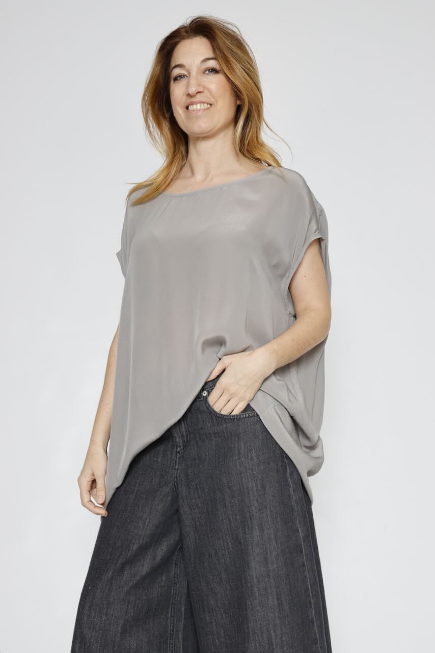 BLUSA/LARGONA P25AN127-GRIS