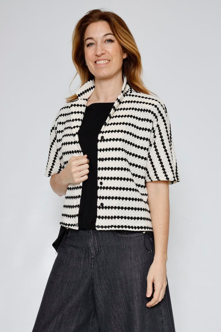CAMISA FCLEO-NEGRO/BEIGE