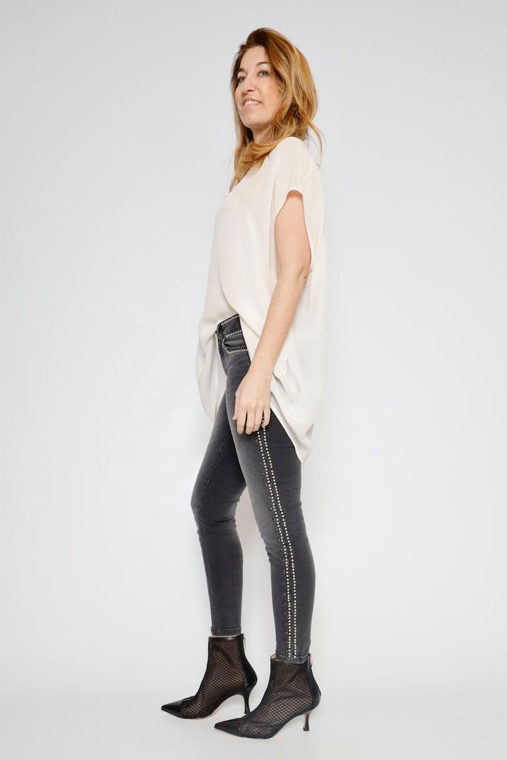 BLUSA / LARGONA P25AN127-LATTE