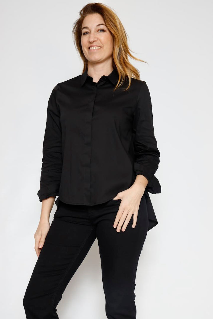 CAMISA CORTA CED4FDK-NEGRO