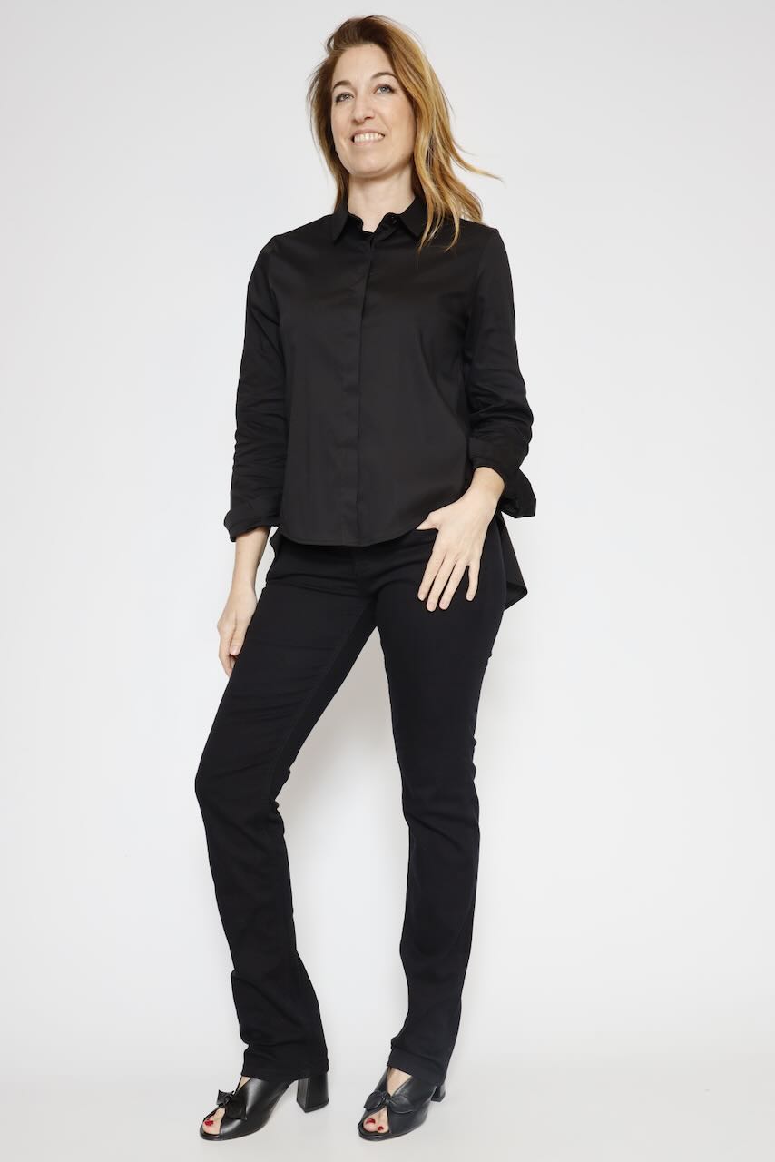 CAMISA CORTA CED4FDK-NEGRO