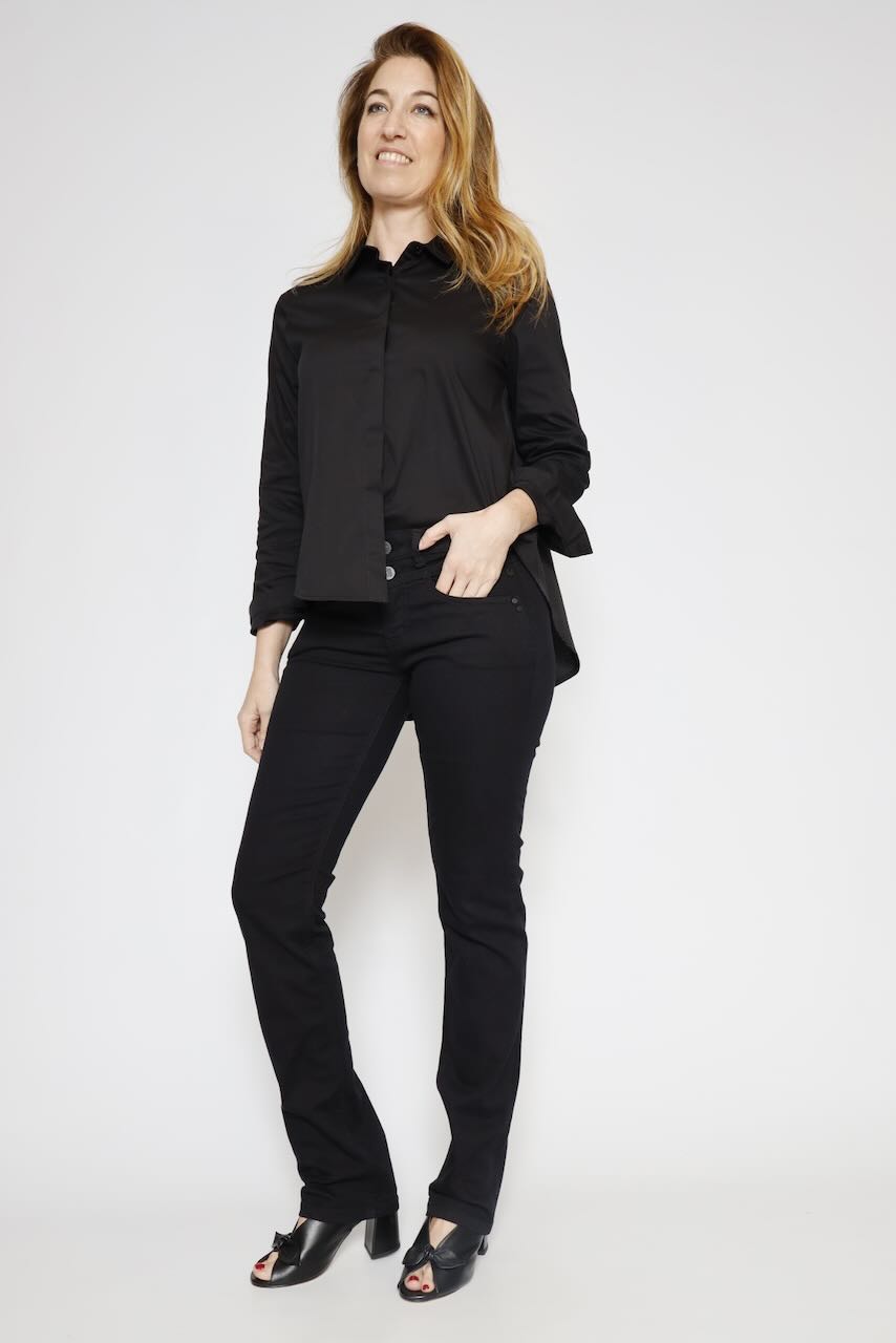 CAMISA CORTA CED4FDK-NEGRO