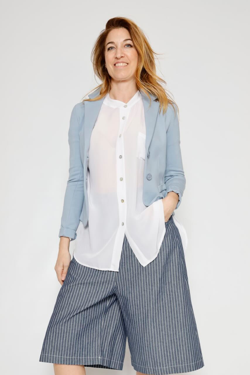 ROMA POINT BLAZER JS24FIB-LIGHT BLUE